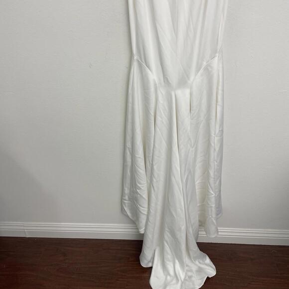 Katie May Noel and Jean Mimi Off White Bridal Maxi Skirt with Train S $495msrp - Picture 10 of 12